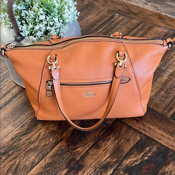 Coach Pebble Leather Prairie IM/Sedona - Picture 4 of 9